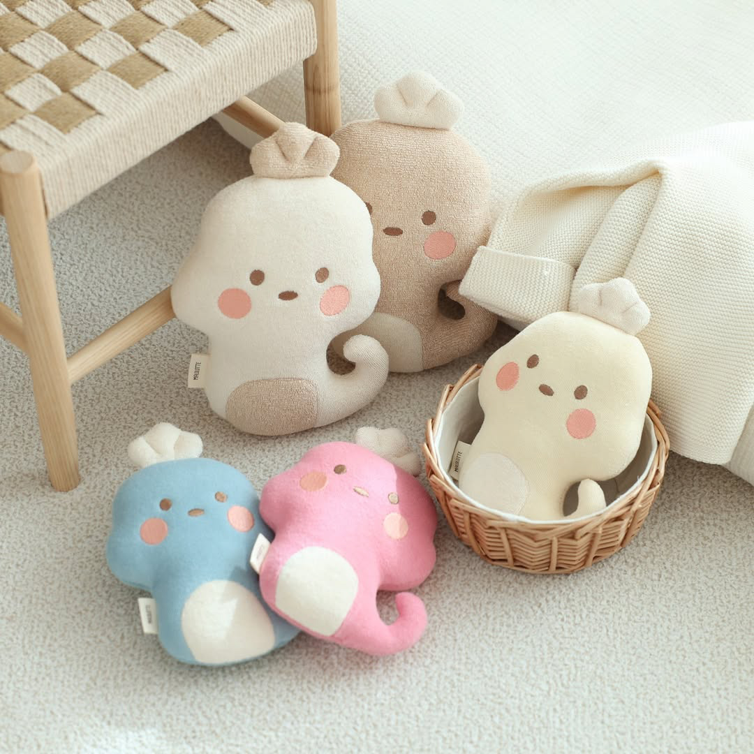 마롤로뜨 아기 애착인형 국민 오가닉 인형 유기농 뱀띠 용 신생아 출산선물 꼬물이 블루