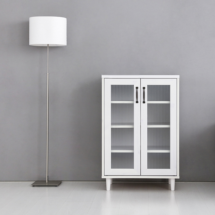 레탄토 2문 수납장 VRM9060G 600x400x900mm, 1단, 화이트파인베니어 1545.2904 - 상세 이미지 2