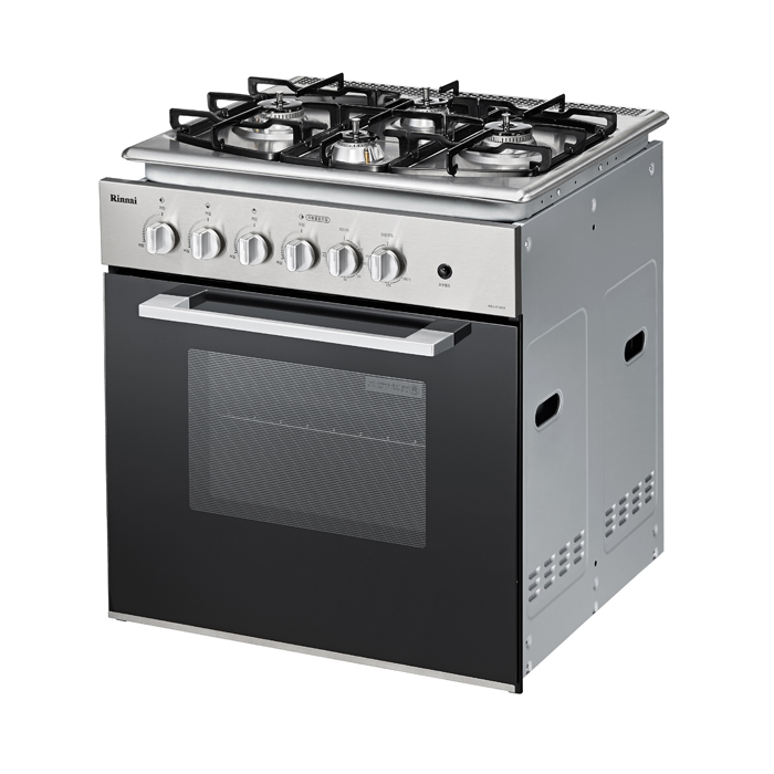 4구 매립형 빌트인 쿡탑 그릴 복합 가스 오븐 렌지 레인지 RBO-619SM