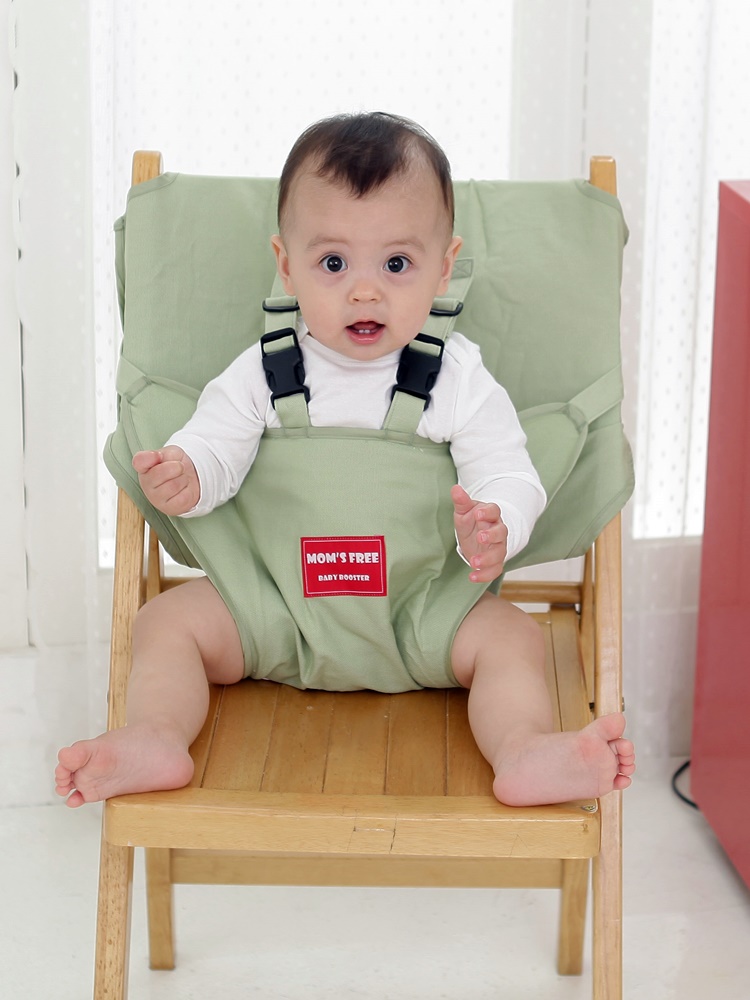 아기의자 식탁 이유식 유아의자 맘스프리 휴대용부스터