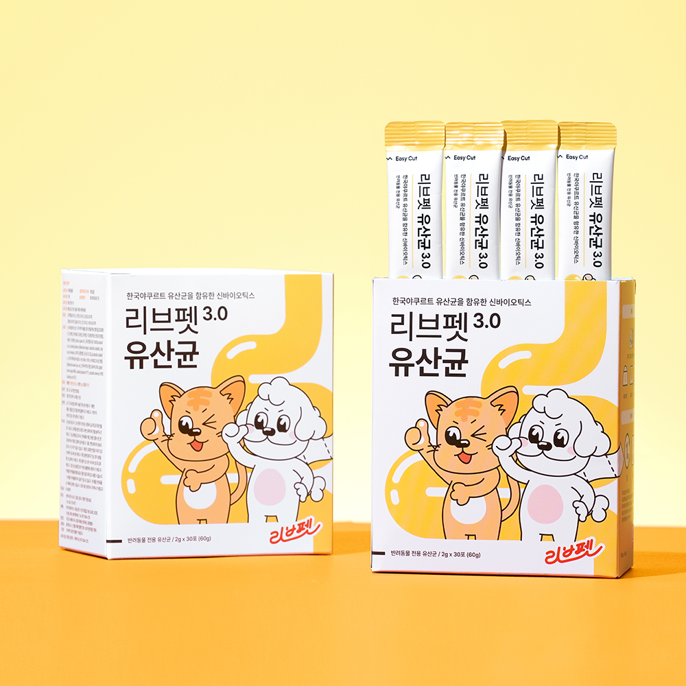 리브펫 유산균 고양이 프로바이오틱스 스틱포 60g 30포, 1개