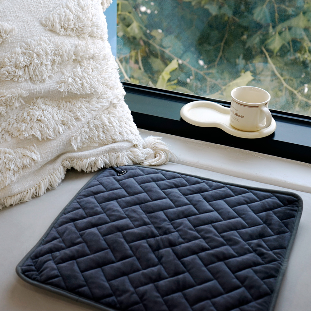 애니클리어 무선 전기방석 USB 온열패드 차량용 사무실 휴대용 온열시트 UH10 제품 이미지