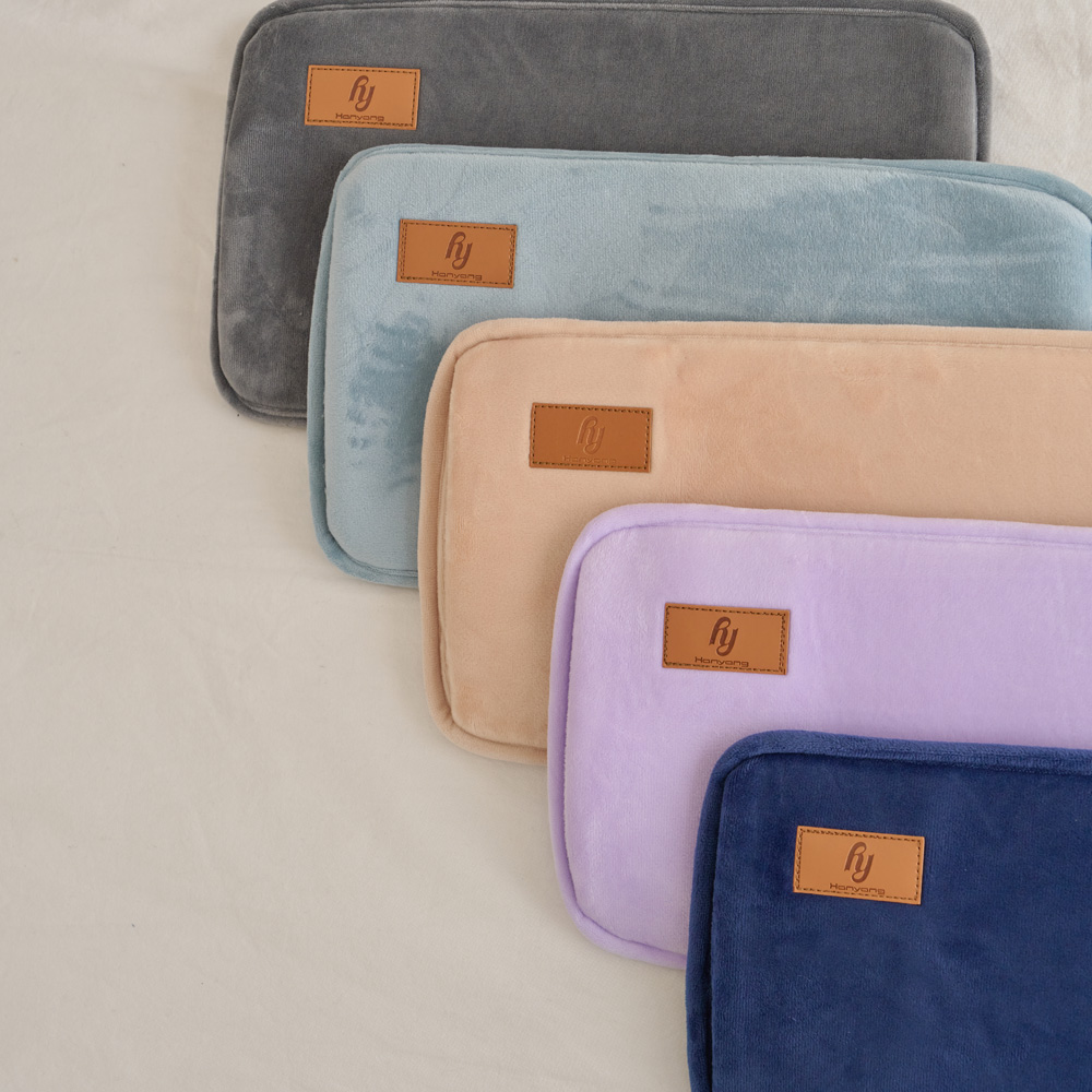 대형 파우치 온수 온열 찜질기 충전식 전기 찜질팩 복부 배 허리 생리통 그레이