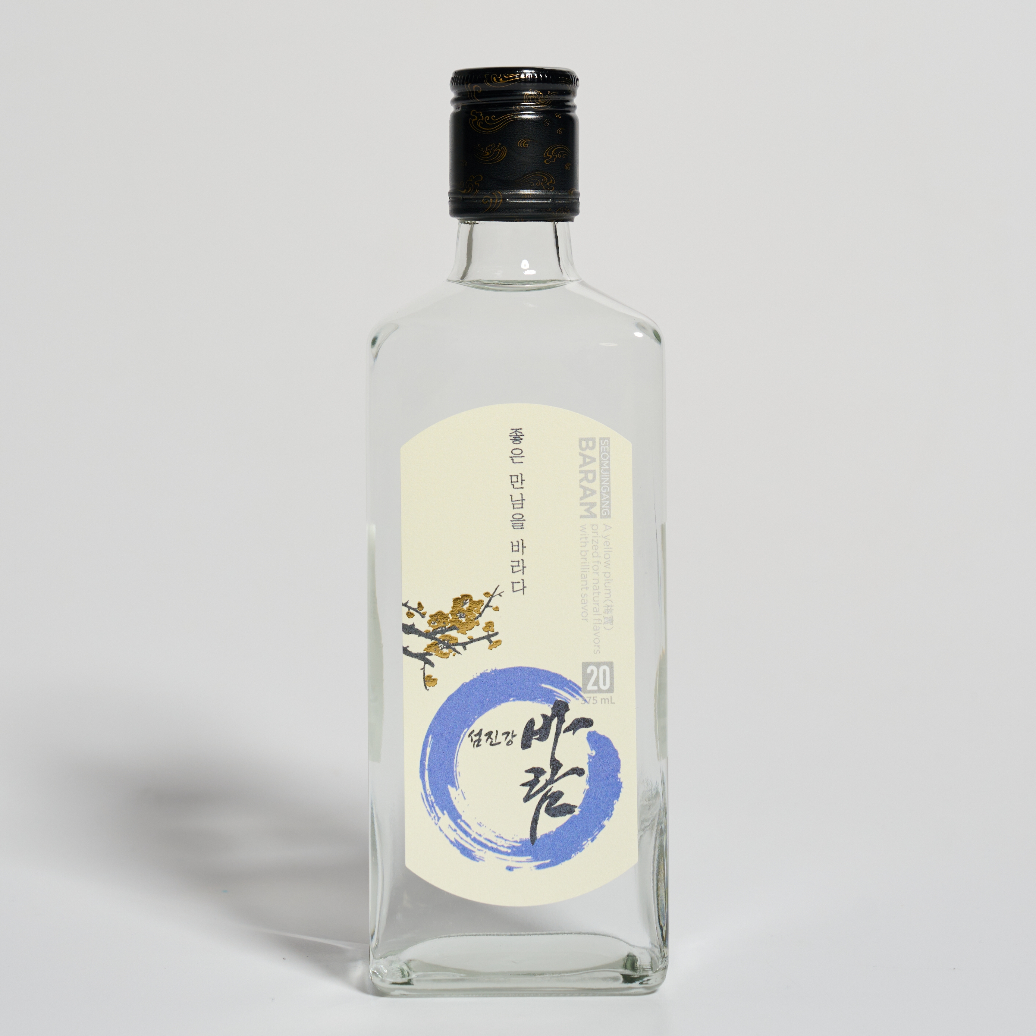 섬진강바람 백자 20도 375ml 매실증류주 옹기숙성 섬진강의봄 (케이스 포함) - 상세 이미지 2