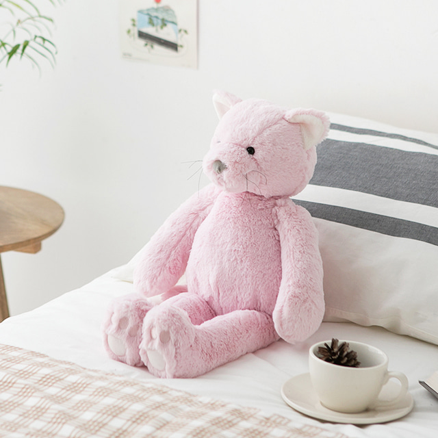 POFFIA 애착인형 캣 핑크