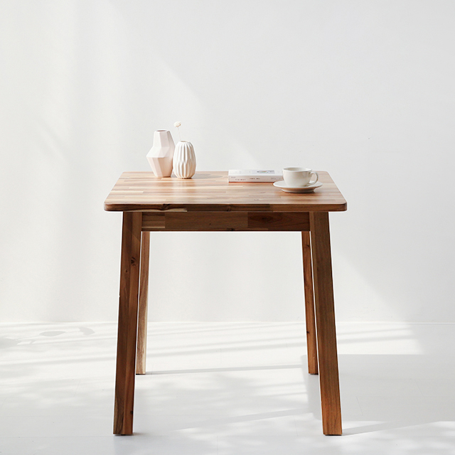 HAN 원목테이블 7474 아카시아 740mm, 내추럴 2445.3117