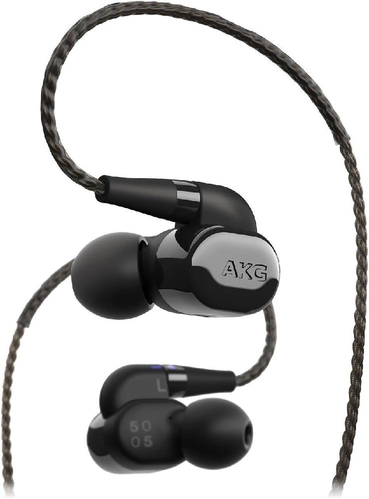 AKG N5005 레퍼런스 클래스 5 드라이버 구성 인 이어 헤드폰 미국 버전 검정색 - 상세 이미지 2