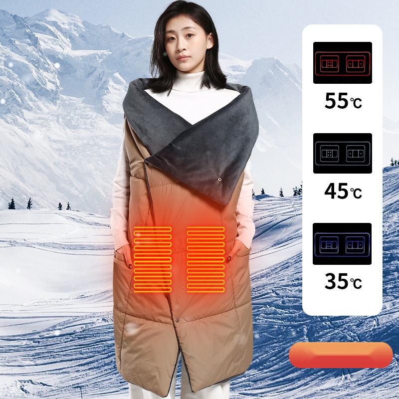 따땃한 사무실 전기담요 USB 스마트 충전식 - 상세 이미지 3