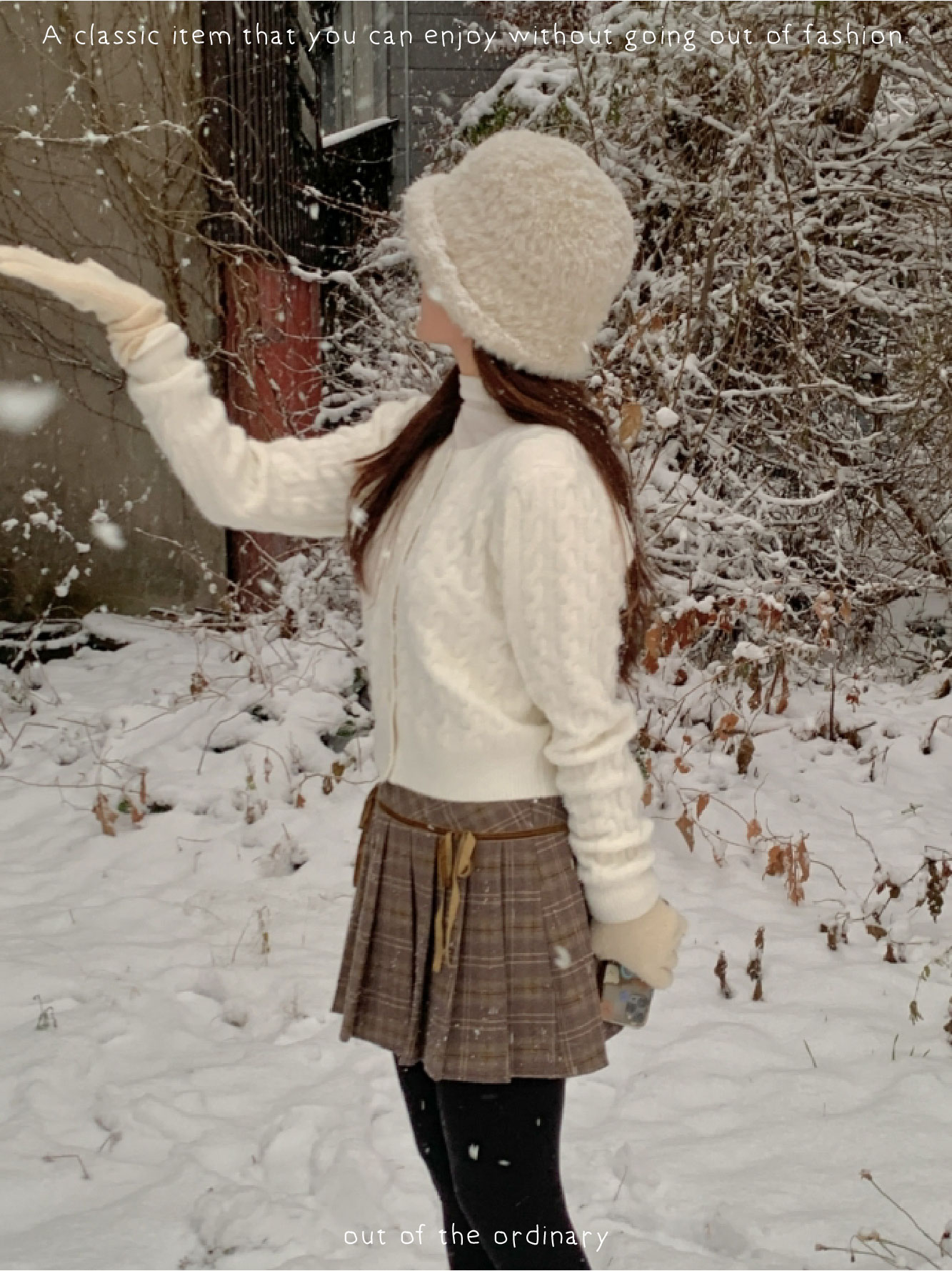 ✨후기극찬!💕URBANE MADE💕 조이 크롭 케이블 알파카 꽈배기 가디건 (3c) 상세 이미지 24
