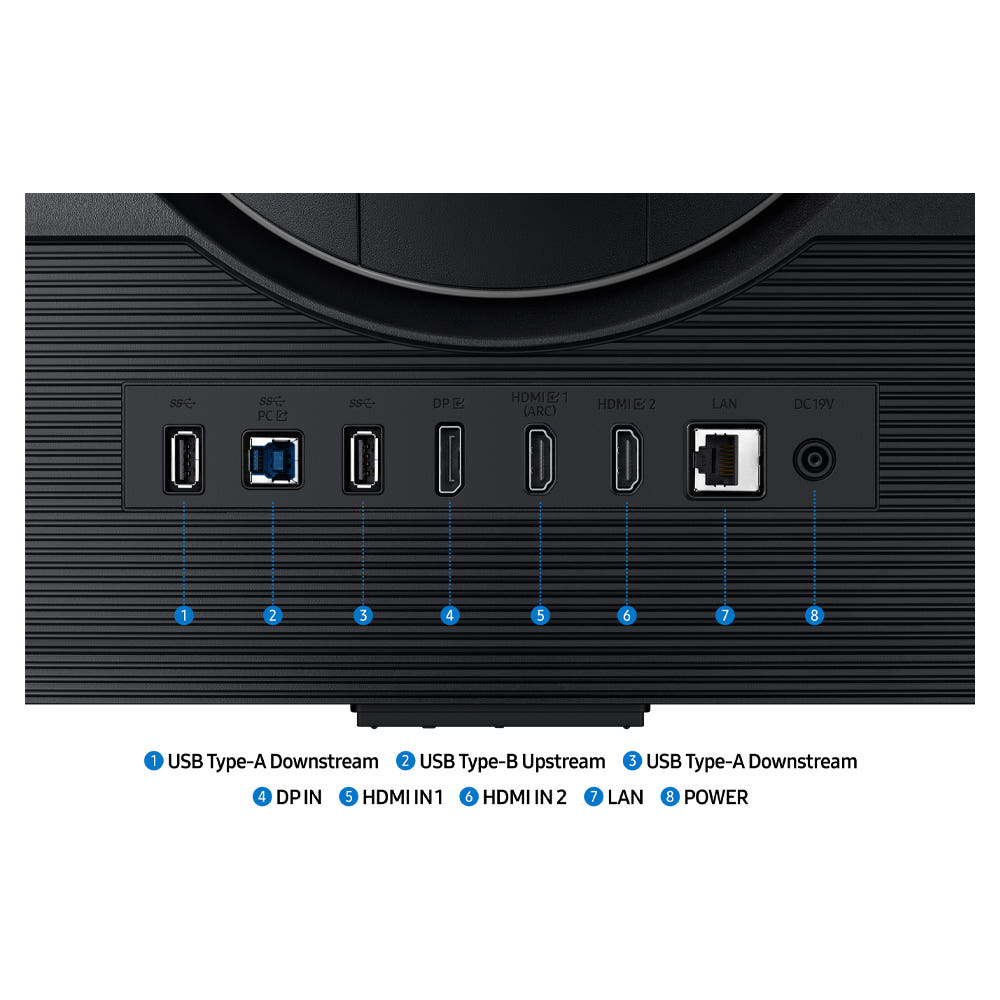 오디세이 G7 후면 디자인