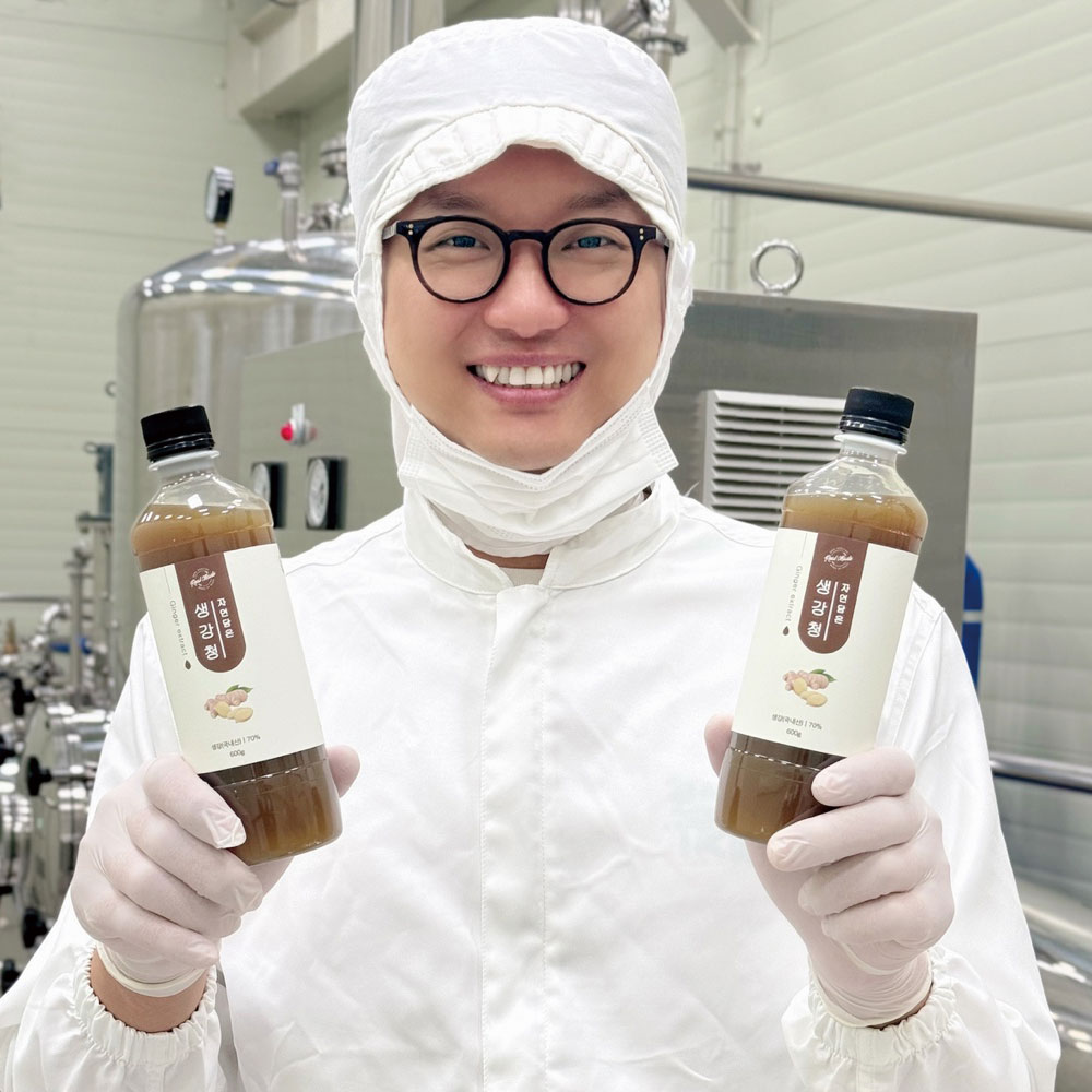 도라지청년 생강청 생강차 착즙 진액 600g