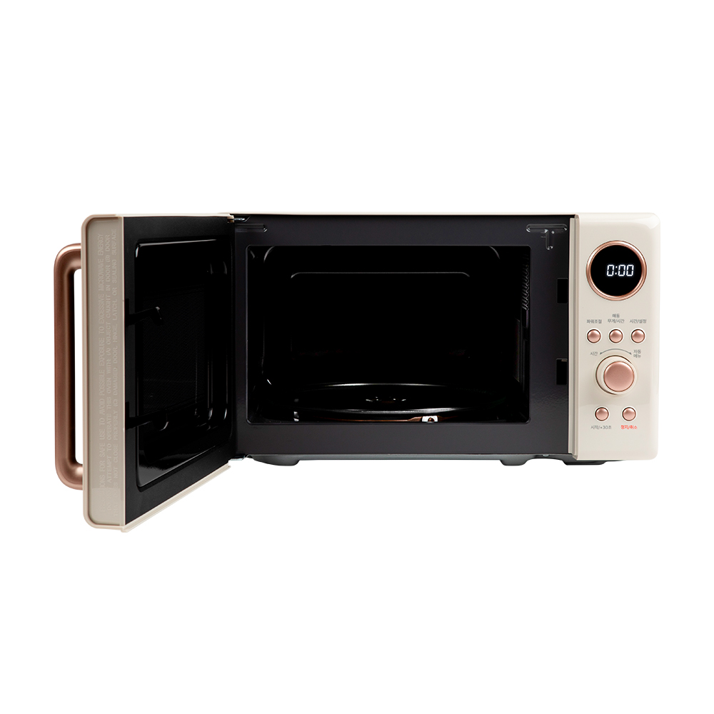 쿠잉 레트로 전자렌지 MM-ER20A 크림 전자랜지 미니 소형 원룸 가정용