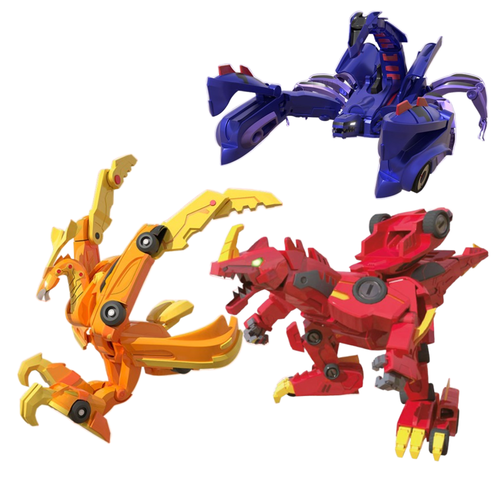 듀얼몬스터카 라이칸 합체 변신 로봇 장난감 4살 남아 - 상세 이미지 3