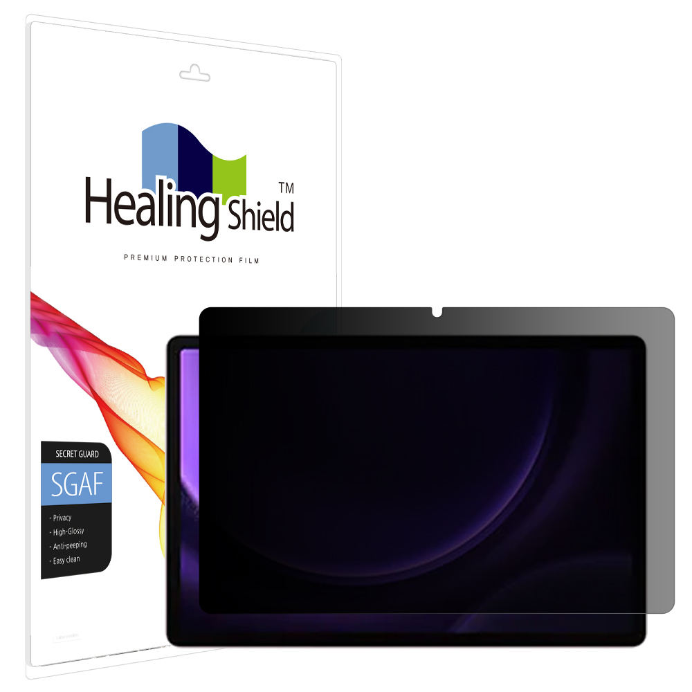 갤럭시탭 프라이버시 사생활 보호 액정보호필름 갤럭시 탭 S9 FE+, 1매입 - 상품 이미지