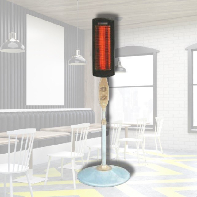 스탠드 히터 키높이 히터 공장 난로 카페 히터 사무실 히터기