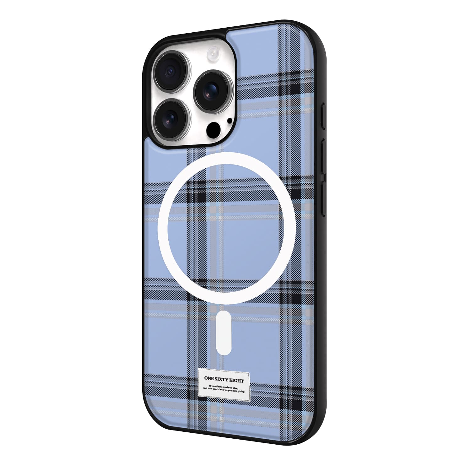 아이폰16 프로 케이스 맥세이프 커플 스웨이드 데이브레이크 체크 - 상세 이미지 3