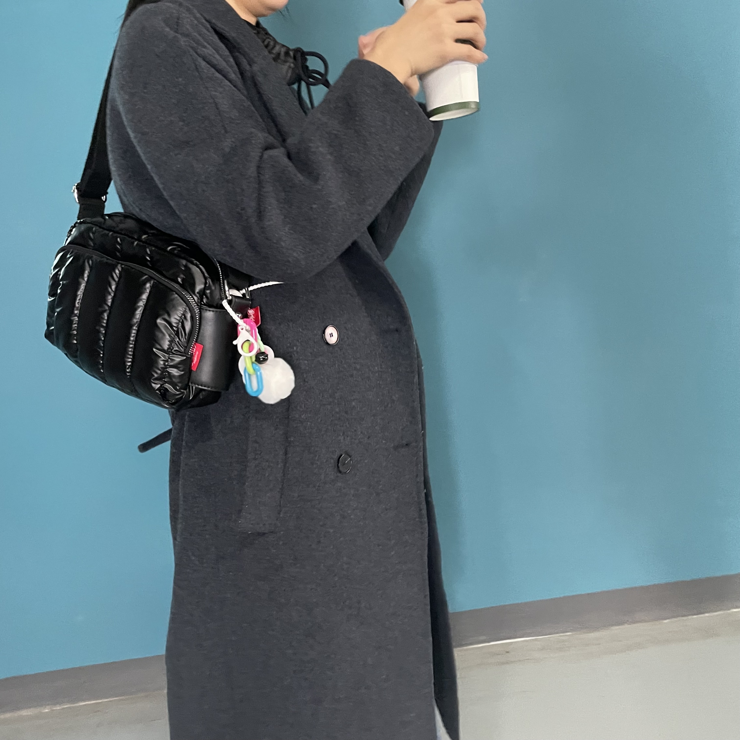 말랑 여행용 크로스백 보부상 나일론 유럽여행가방 핸드폰 가벼운 패딩 크로스 슬링백 미니백