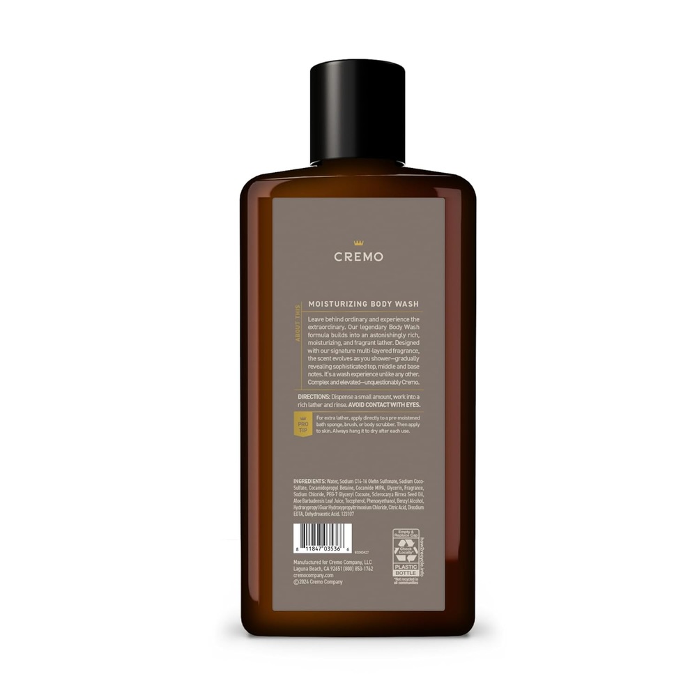 Cremo 크레모 바디워시 남성용 473ml 향기좋은 바디클렌저 - 상세 이미지 3