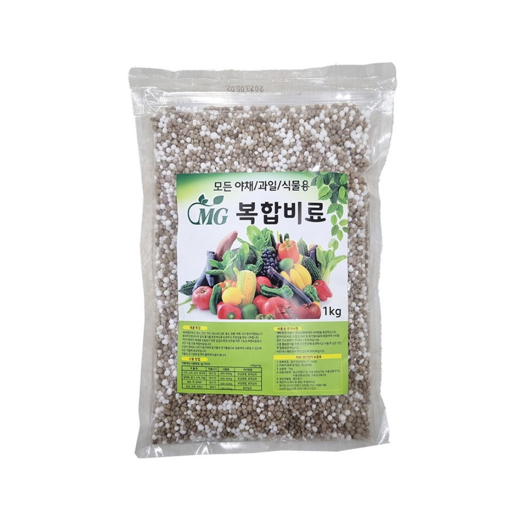 무경 복합 비료 1KG 식물 영양제 화초 화분 꽃 - 상품 이미지