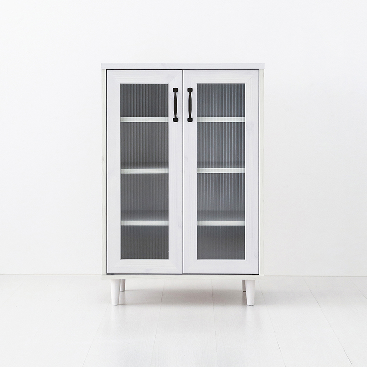레탄토 2문 수납장 VRM9060G 600x400x900mm, 1단, 화이트파인베니어 1545.2904 - 상품 이미지