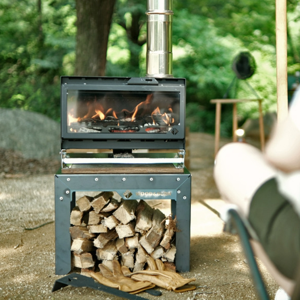 우드앤번 마이스토브 미니 플러스 캠핑 화목난로 장작 캠핑 난로