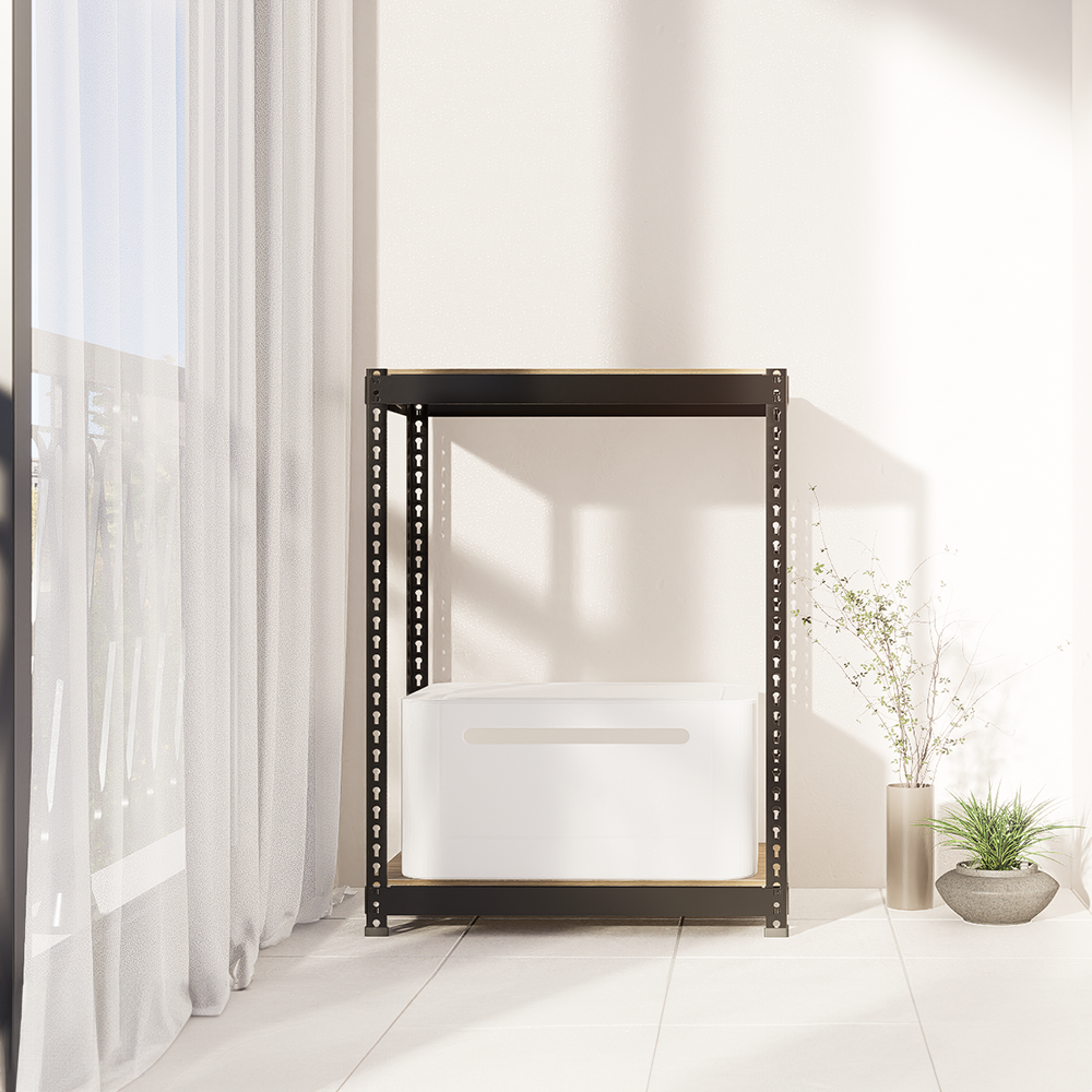 폴던스랙 선반 수납선반 거실 다용도 조립 팬트리 선반장 303090 5단 - 상세 이미지 2