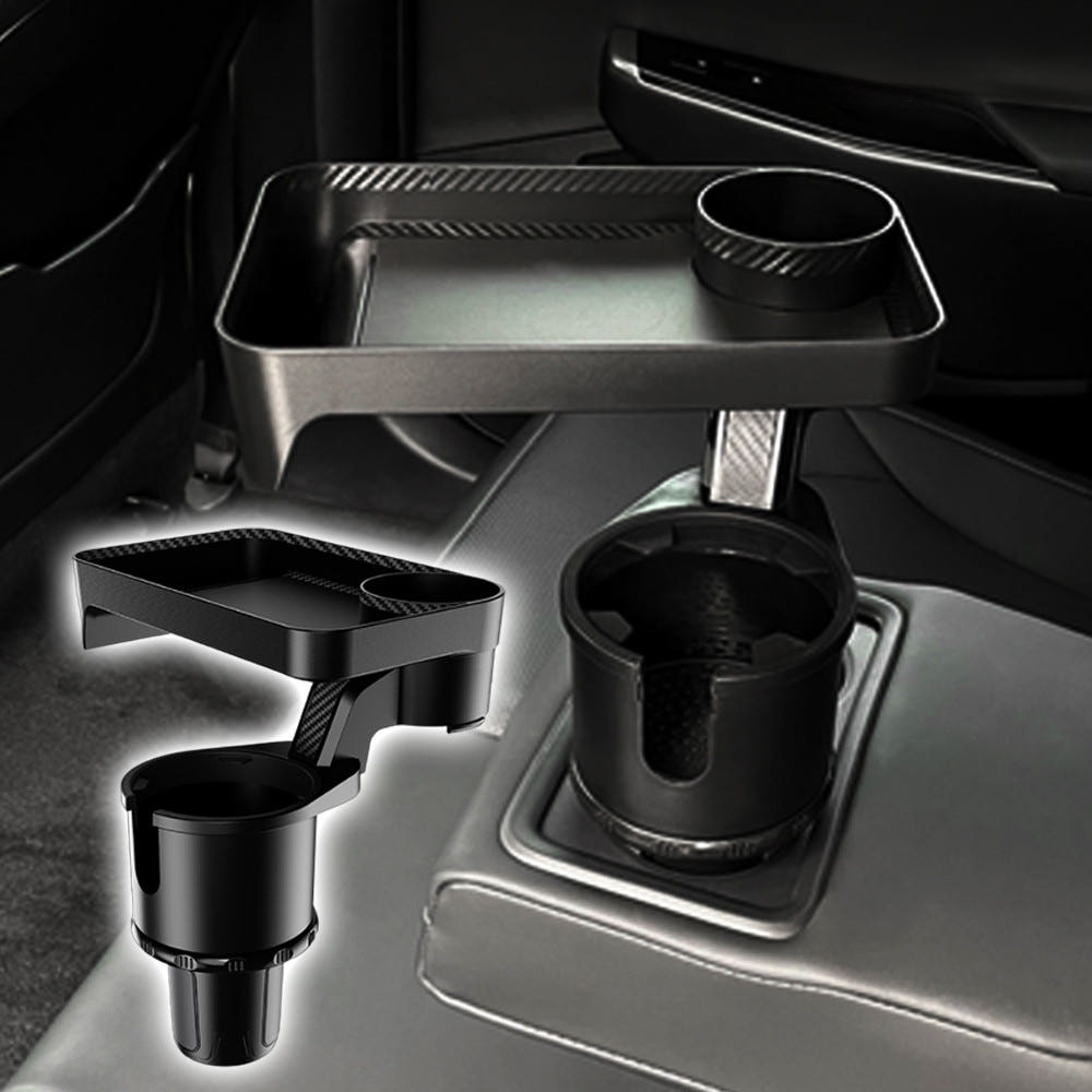 레모토 점보 테이블 차량용 거치대 넓이 조절 컵홀더 360도 회전 차량용테이블