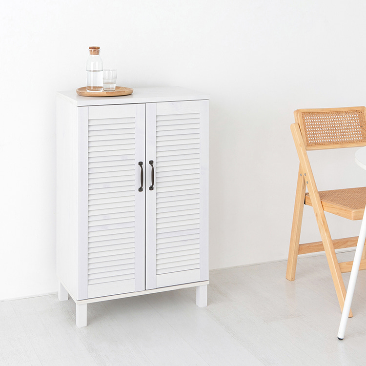 헤인 낮은2문 수납장 SHBM9460 일반형 600x350x940mm, 2단, 화이트파인베니어 1787.0507 - 상세 이미지 3