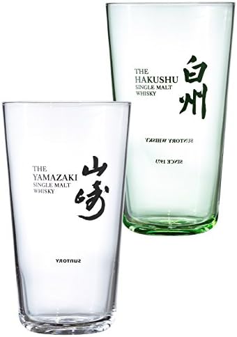 산토리 Suntory 야마자키 하쿠슈 하이볼잔 유리컵 텀블러 340ml 2개 세트 - 상품 이미지