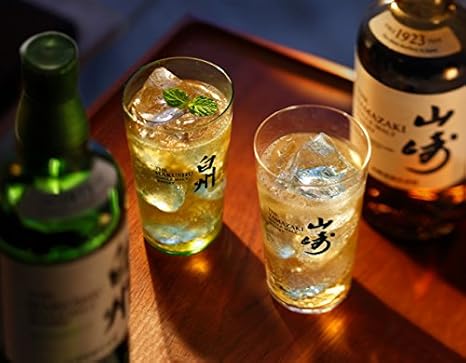 산토리 Suntory 야마자키 하쿠슈 하이볼잔 유리컵 텀블러 340ml 2개 세트 - 상세 이미지 2