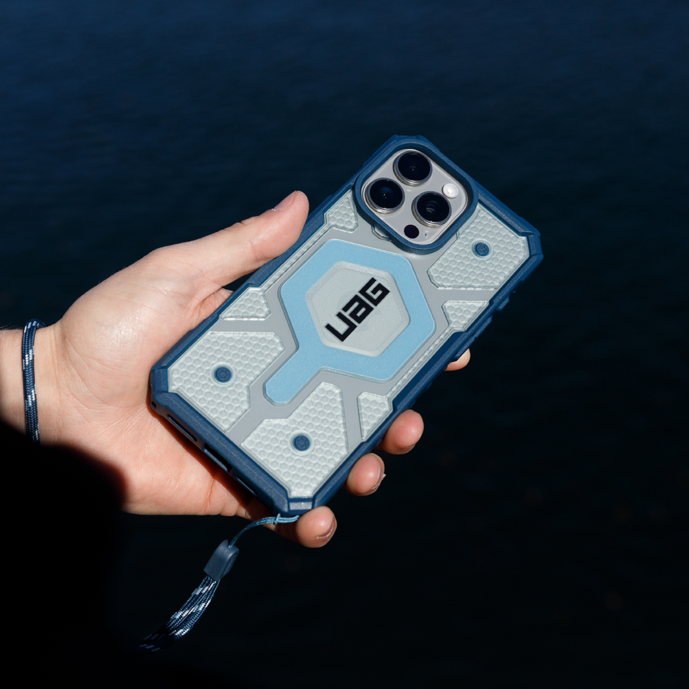 UAG 패스파인더 맥세이프 케이스 + 휴대폰 스트랩 번들 블루, 아이폰16 프로 - 상세 이미지 3