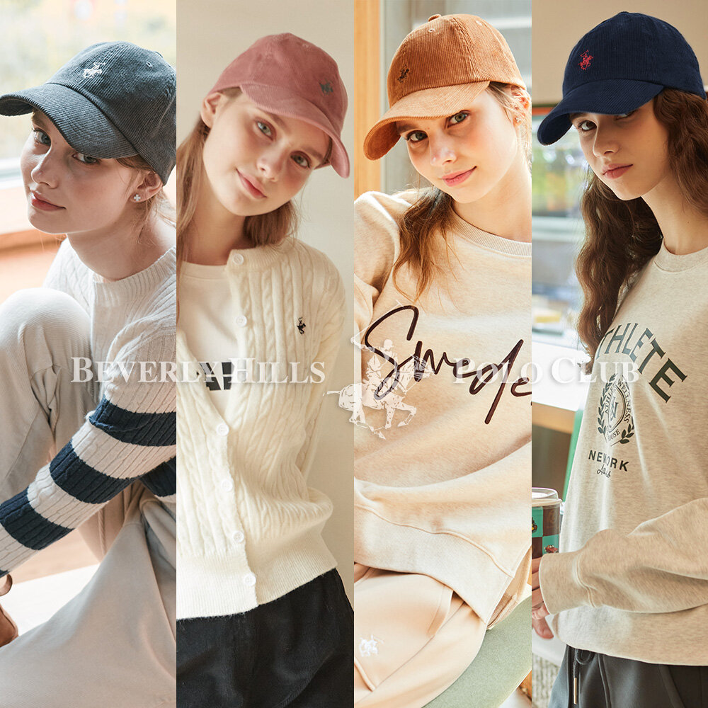 비버리힐즈폴로클럽 웜 코듀로이 볼캡 (2종 구성) - 상세 이미지 2