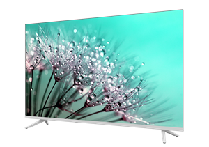 와이드뷰 QLED 109cm(43인치) UHD 4K TV 화이트색상 구글 스마트 티비 QWGE43UT1 단품 택배 - 상세 이미지 2