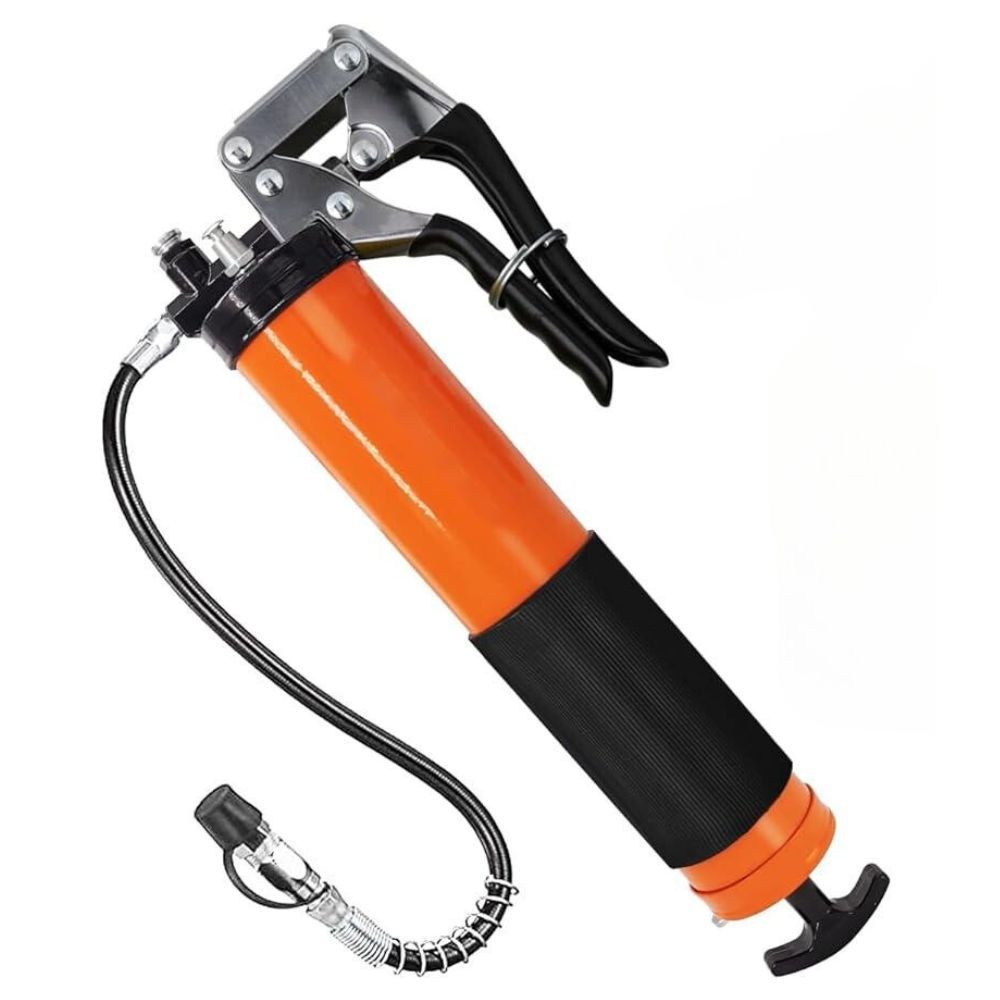 8000PSI 고강도 피스톤 그립 오일 건 14온스 스프링 탄성 구리스건 익스텐션 튜브 - 상세 이미지 2