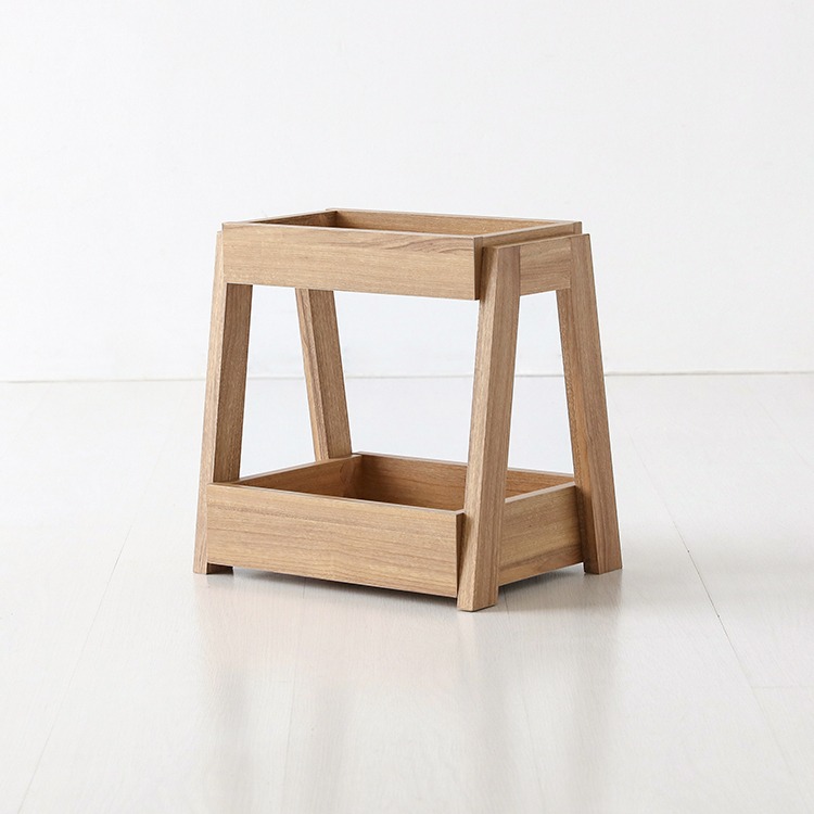 폴라보 미니수납선반 SHM3535 350X250X350MM, 2단, 캄포어베니어 8122.9093 - 상품 이미지