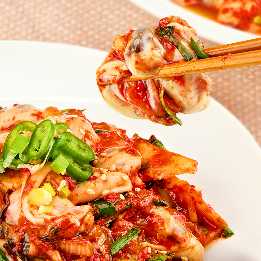 국내산 통영 생굴 굴무침 330g