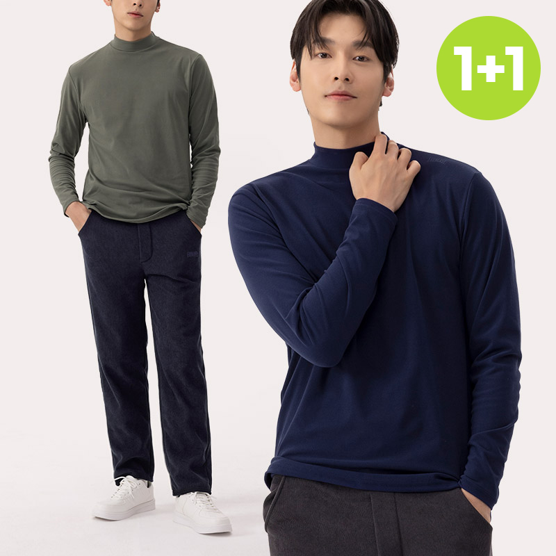 에버라스트 남성 기모 목폴라 + 코듀로이 기모팬츠 - 메인 이미지