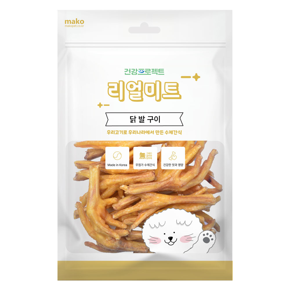 리얼미트 닭 발 구이, 400g, 1개 - 상품 이미지
