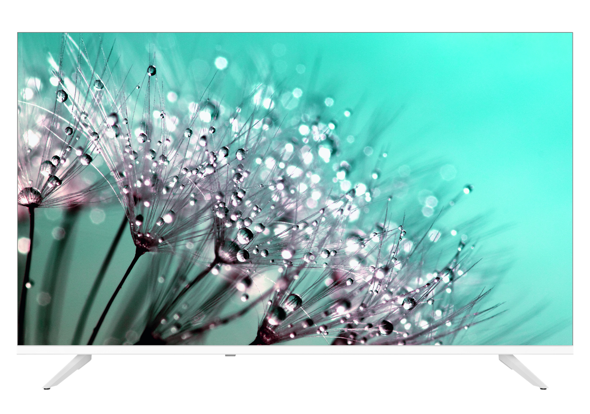 와이드뷰 QLED 109cm(43인치) UHD 4K TV 화이트색상 구글 스마트 티비 QWGE43UT1 단품 택배 - 상세 이미지 3
