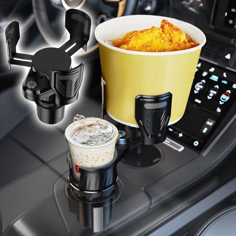 레모토 2in1 나침판 컵홀더 차량용컵홀더 360도 회전 멀티 차량컵홀더