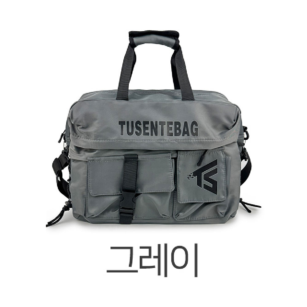 남자 가벼운 나일론 빅사이즈 캐주얼 크로스백 실용적인 스퀘어 큰 크로스가방(대) - 상세 이미지 2