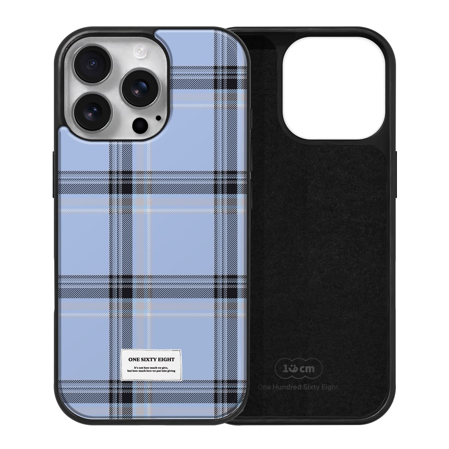 아이폰16 프로 케이스 맥세이프 커플 스웨이드 데이브레이크 체크 - 상세 이미지 2