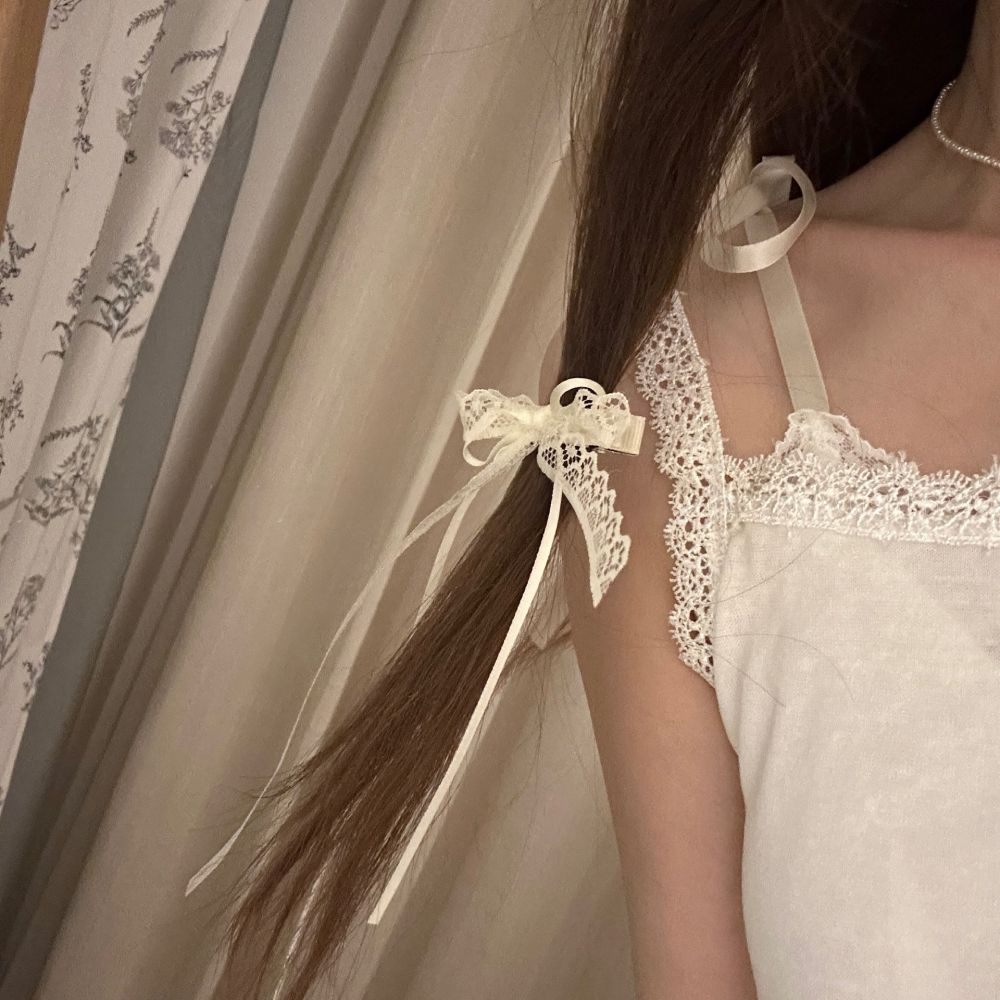 발레코어 리본핀 골프리본 집게핀 레오타드 스타일 - 상세 이미지 3