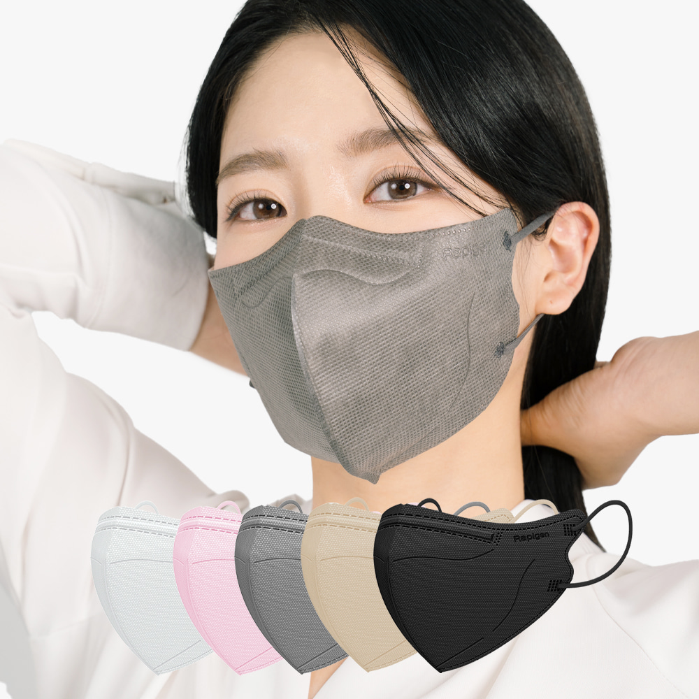 래피젠 마스크 KF94 솔리드 새부리형 30매