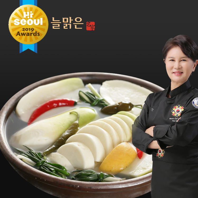 박미란 한식명장의 국내산 농산물 프리미엄 늘맑은 동치미 5kg - 상품 이미지
