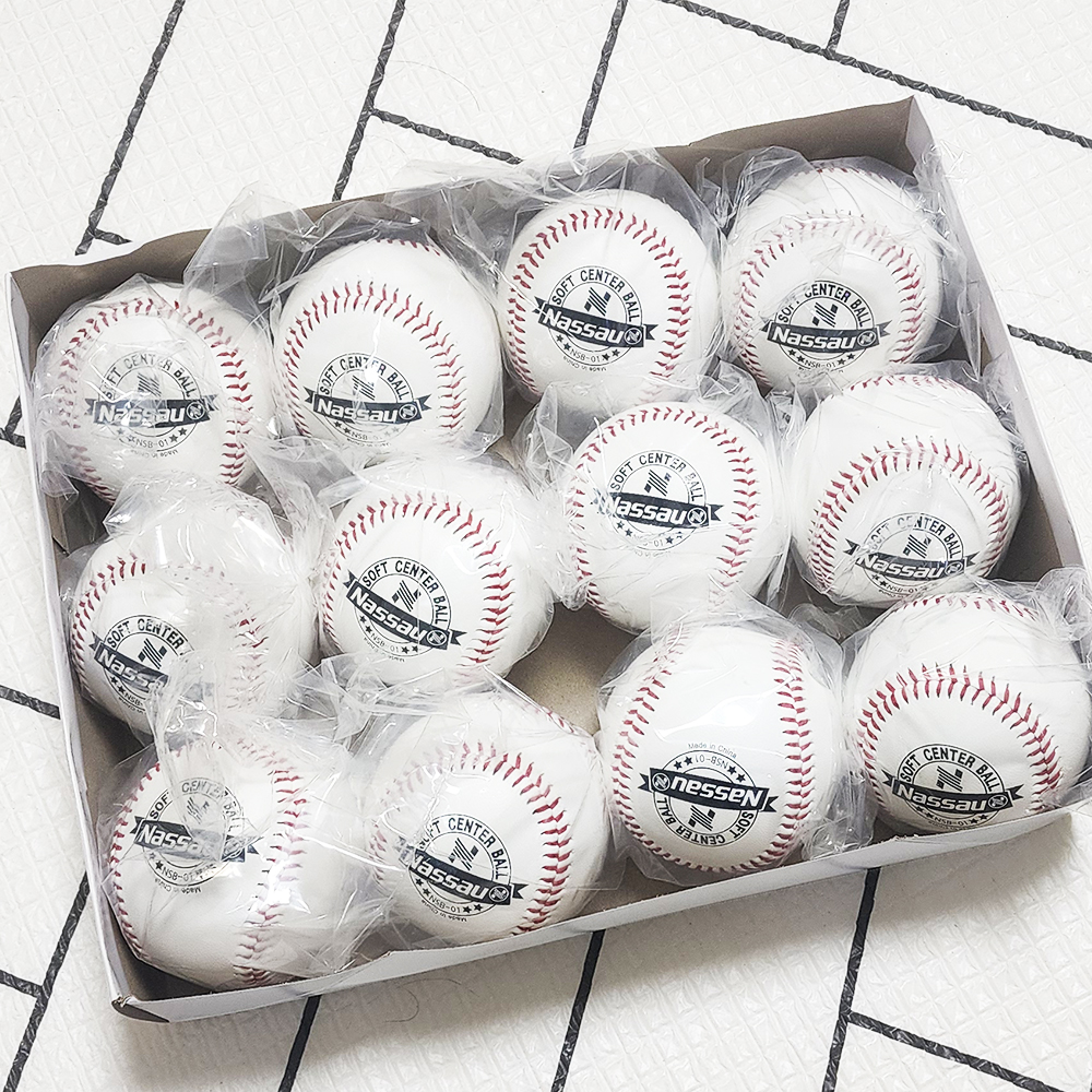 경식 하드 야구공 연습구 캐치볼 (1타 12개입)