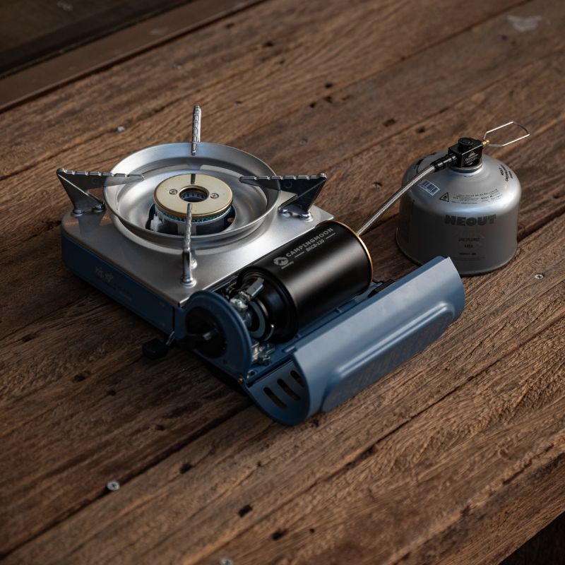 캠핑문 레버 브루스타 가스레인지 부탄가스 변환 더미 어댑터 CB-120 / CB-250