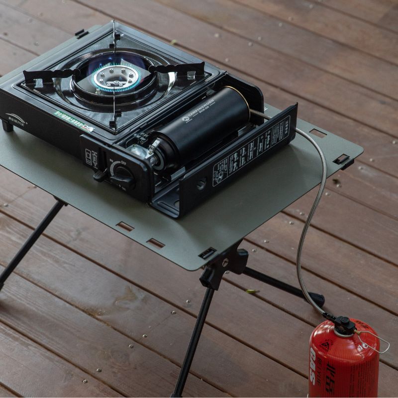 캠핑문 레버 브루스타 가스레인지 부탄가스 변환 더미 어댑터 CB-120 / CB-250