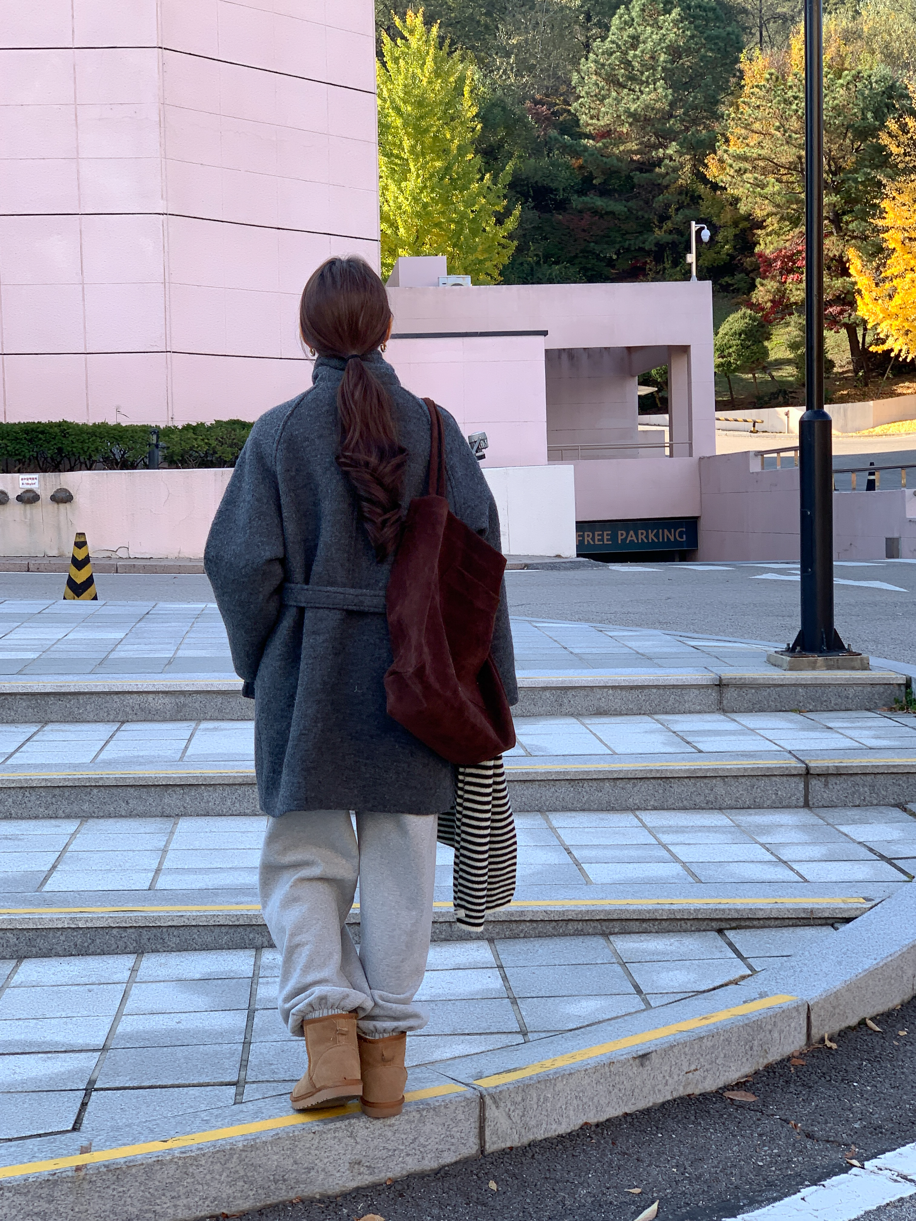 [24 f/w코트] 헤르몬 헤나 하이넥 부클 하프코트 울100 누빔 퀼팅 핸드메이드 640 상세 이미지 60