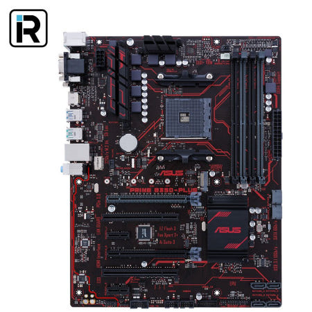 [중고]B350-PLUS AMD B350 메인보드 소켓AM4 아수스 백패널X